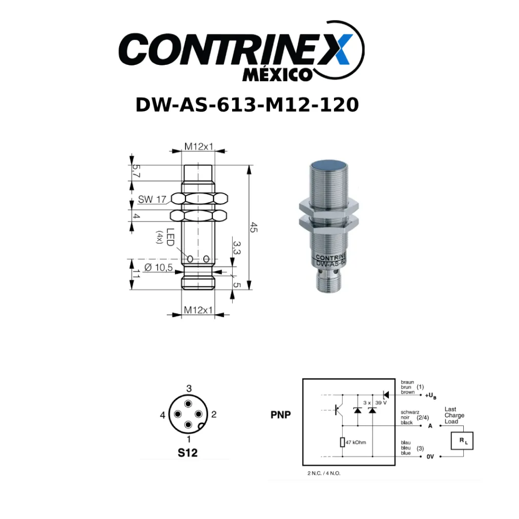 [320-820-058] DW-AS-613-M12-120